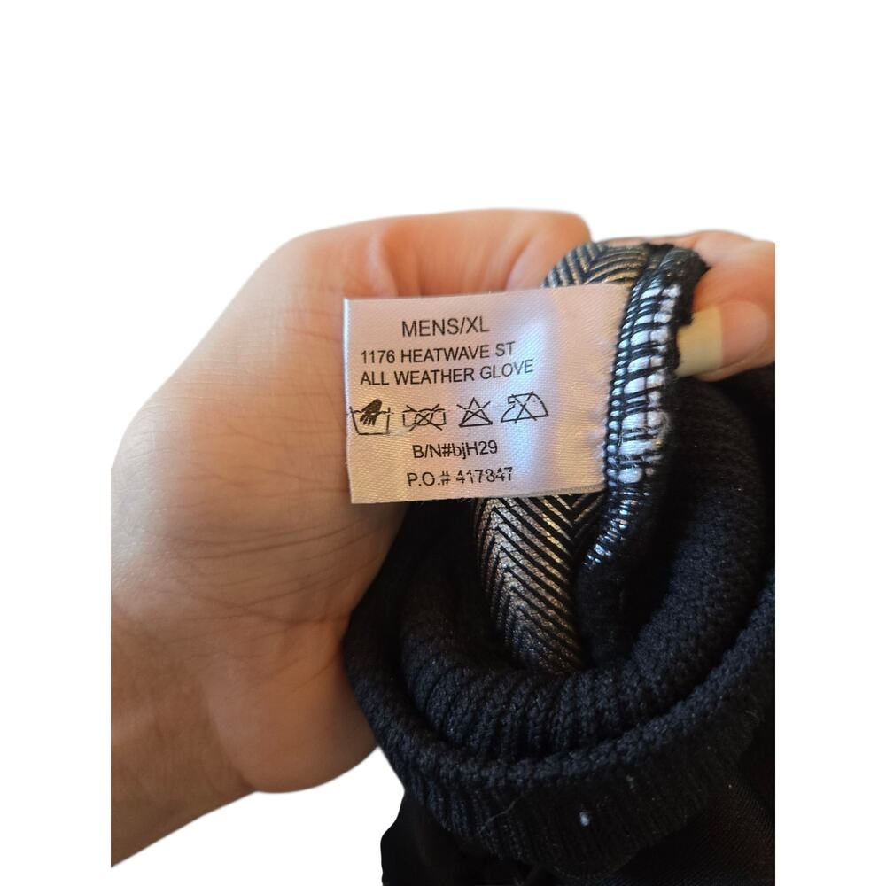 Seirus black winter gloves, size xl - Picture 3 of 4